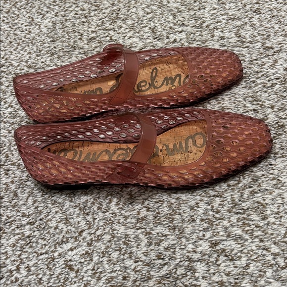 Sam Edelman Michaela Jelly Mary Janes pink 9 NEW - Picture 4 of 9